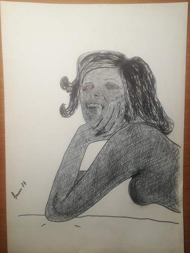 Quadro naif ritratto a - quadro,