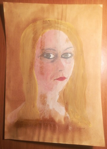 Quadro naif ritratto a - quadro,