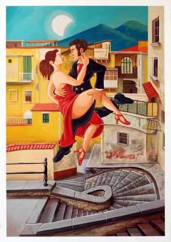 Luminoso tango acrilico su - "luminoso,