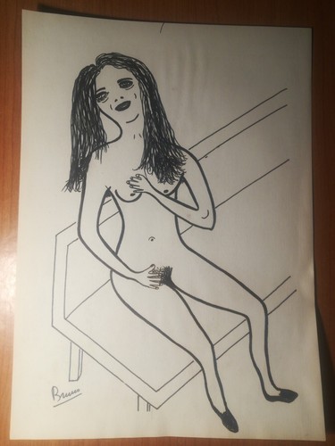 Quadro naif ritratto in - quadro,